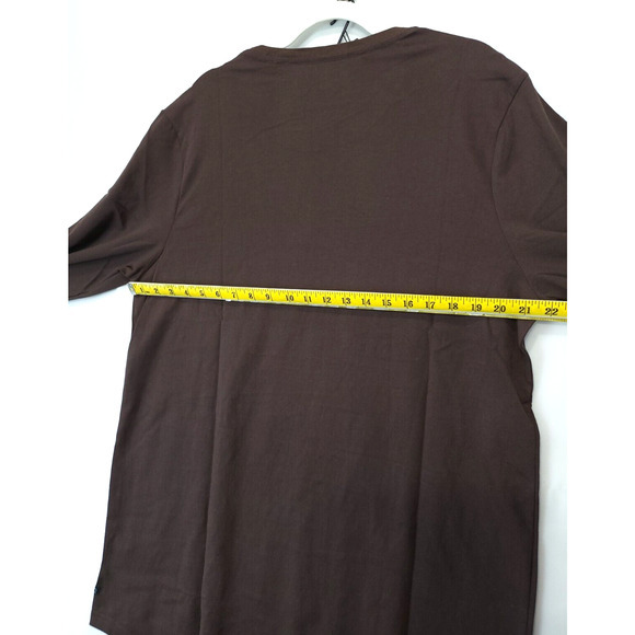 Buffalo David Bitton Long Sleeve T Shirt‎ Crew Neck Men XXL Brown Classic - Picture 6 of 9
